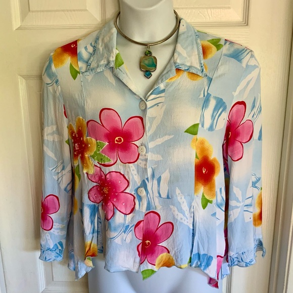 SALE❤️vintge 90’s…KEY LIME PIE..blouse - Picture 2 of 8